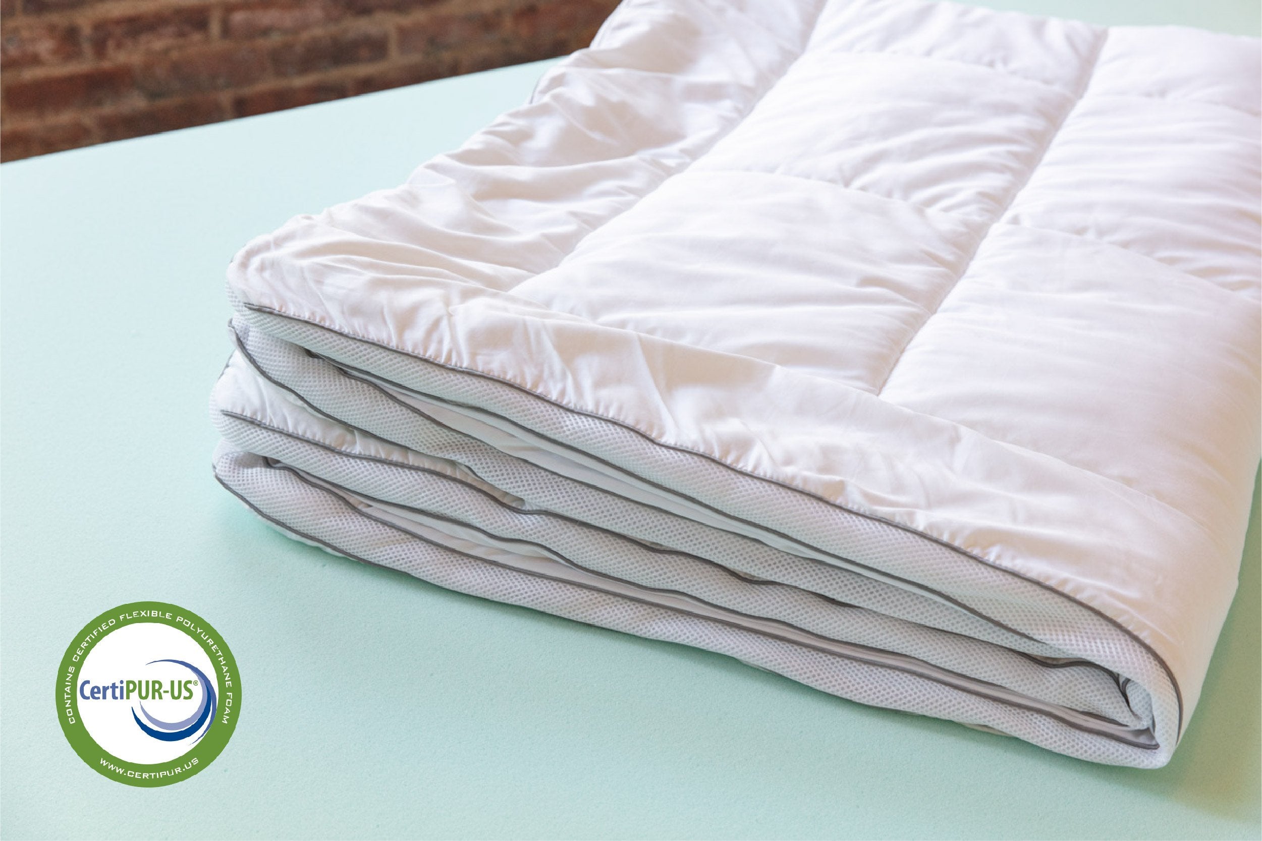Serene Memory Foam Hybrid Mattress Topper