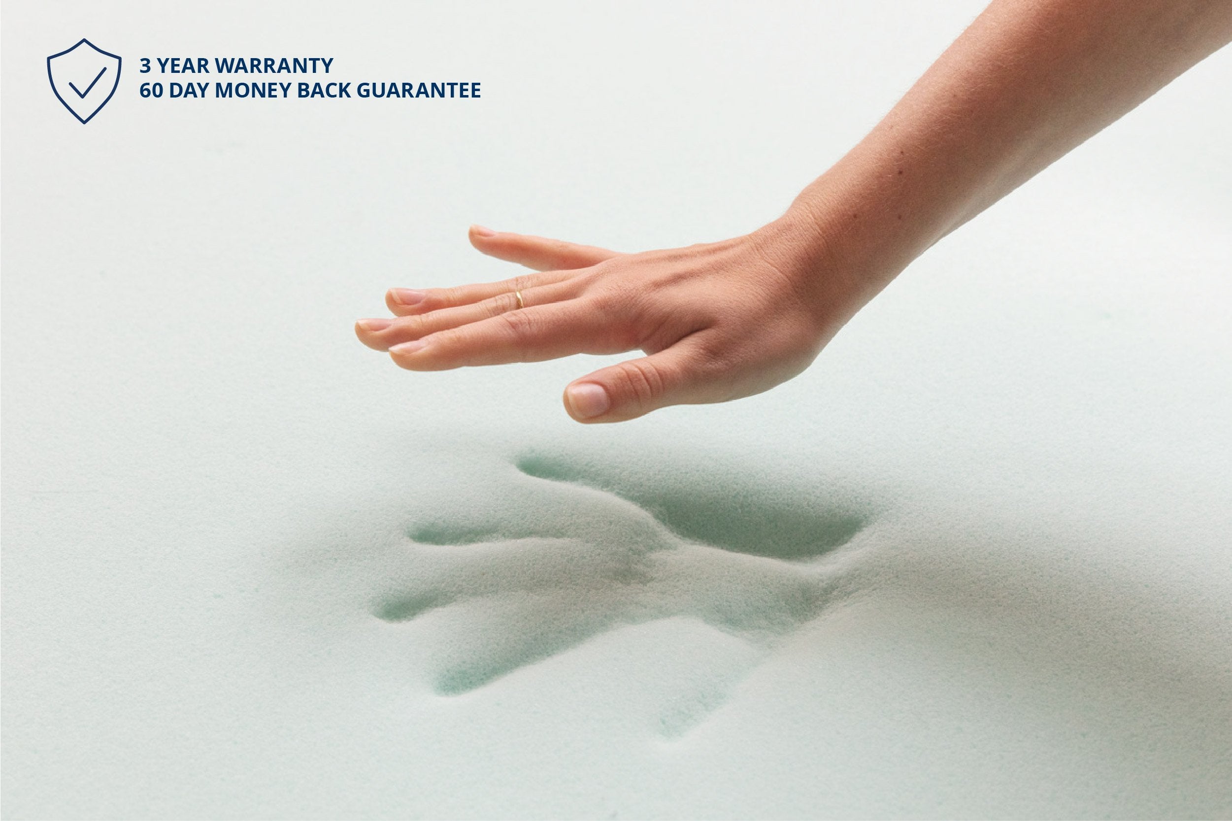 Serene Memory Foam Hybrid Mattress Topper